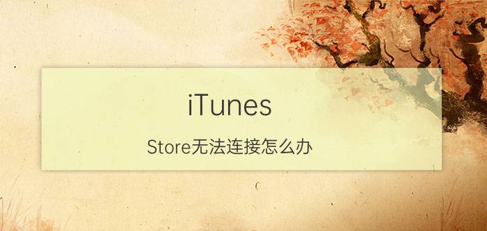 iTunes Store无法连接怎么办 iTunes Store无法连接设置方法【详解】